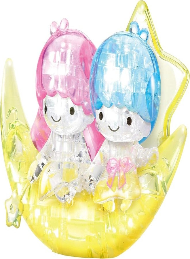 Hanayama 51 Pieces Crystal Gallery Sanrio Little Twin Stars Moon 3D Puzzle - Image 1